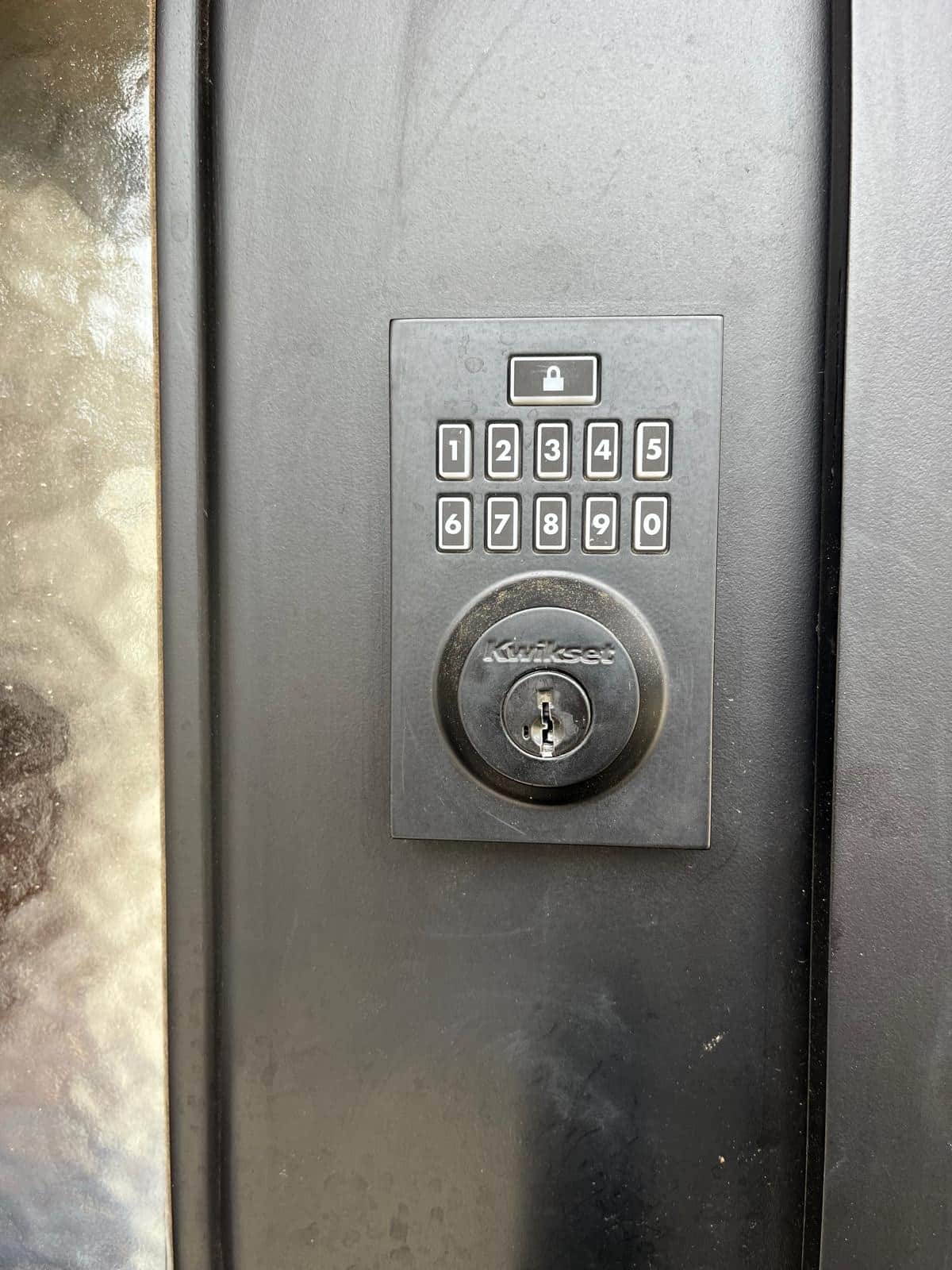 Residential keypad deadbolt installation